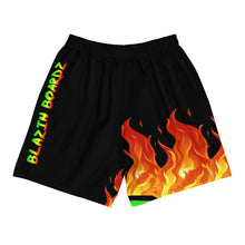 Load image into Gallery viewer, BLAZIN BOARDZ RASTA SHORTS BLACK