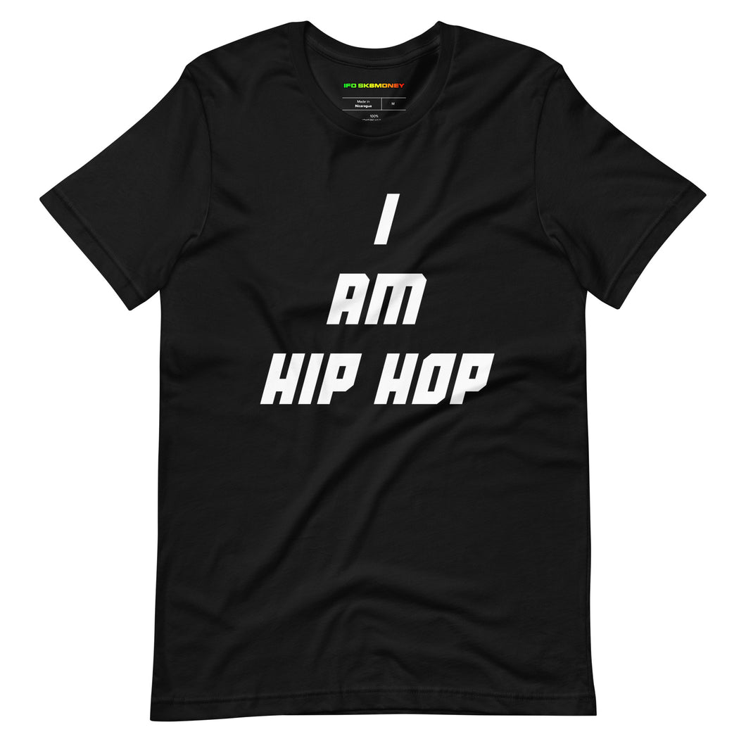 I AM HIP HOP T-SHIRT SPACE BLACK